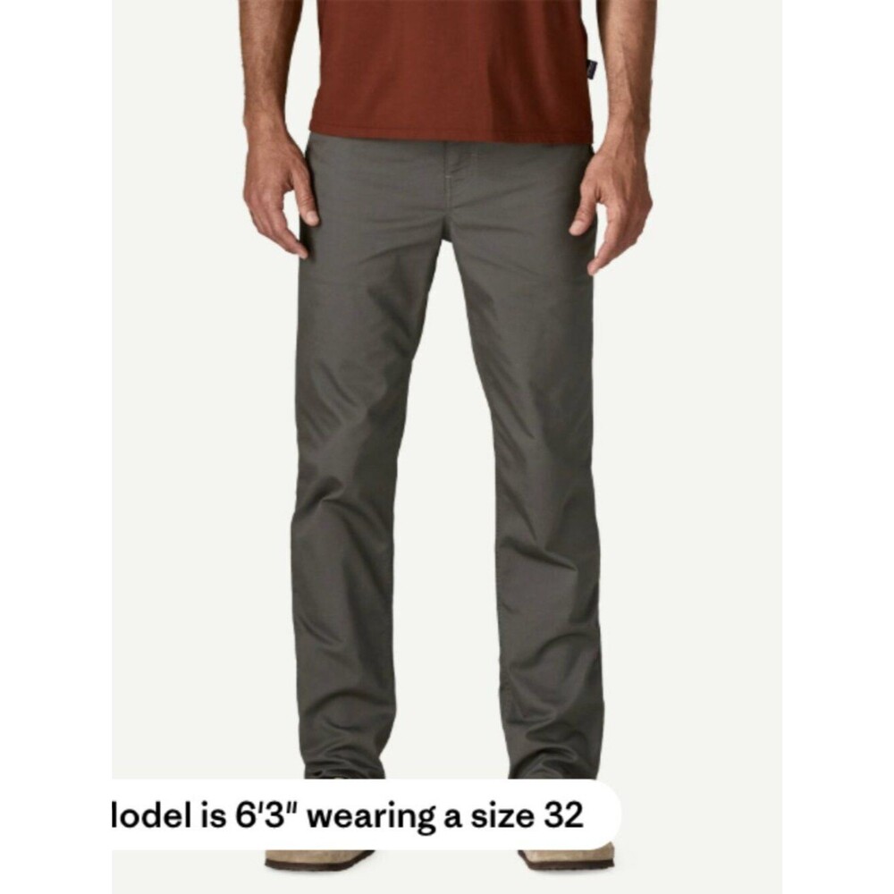 Patagonia Men's Twill Traveler 5-Pocket Pants - Regular in Forge Grey